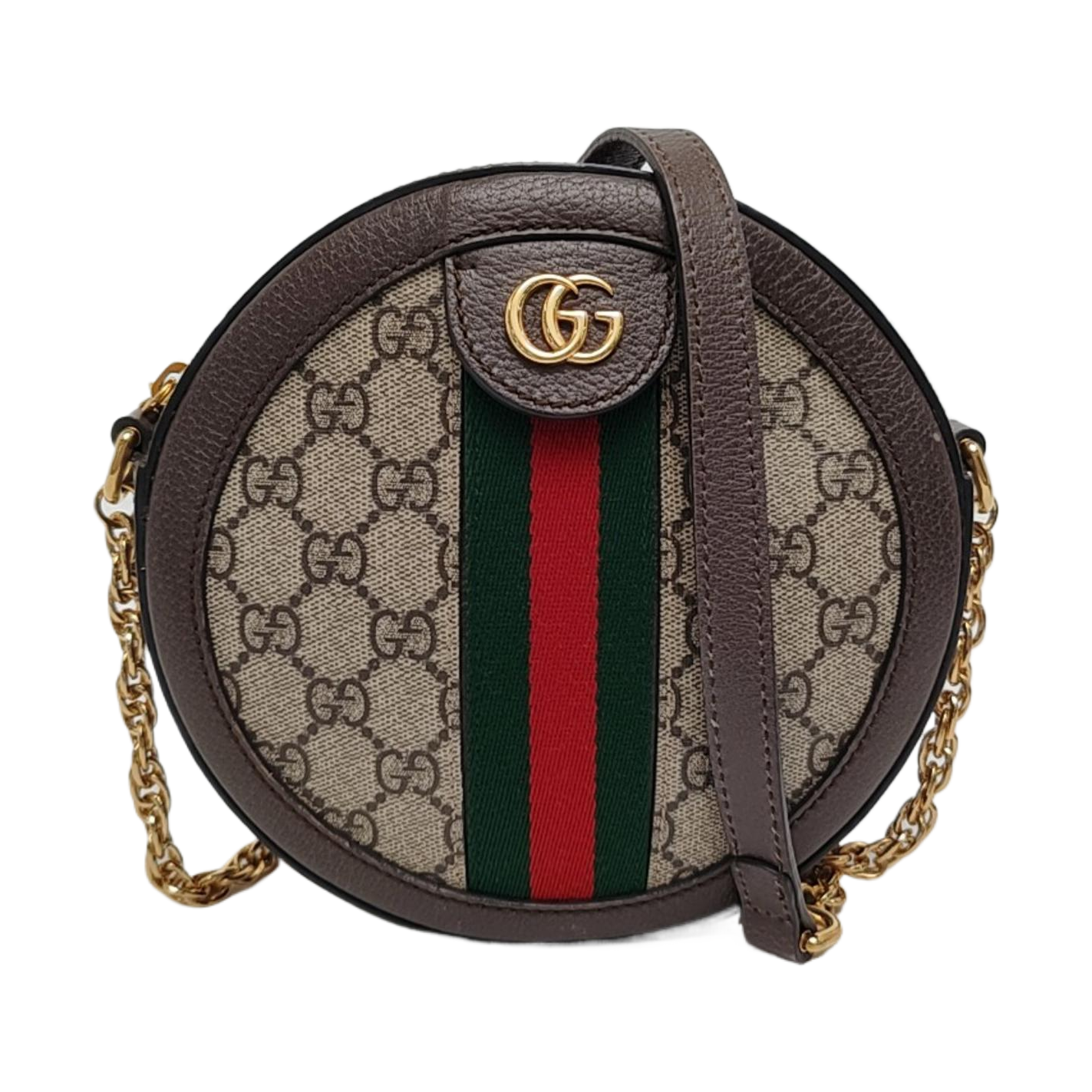 Ophidia Mini Monogram Lona Revestida Beige