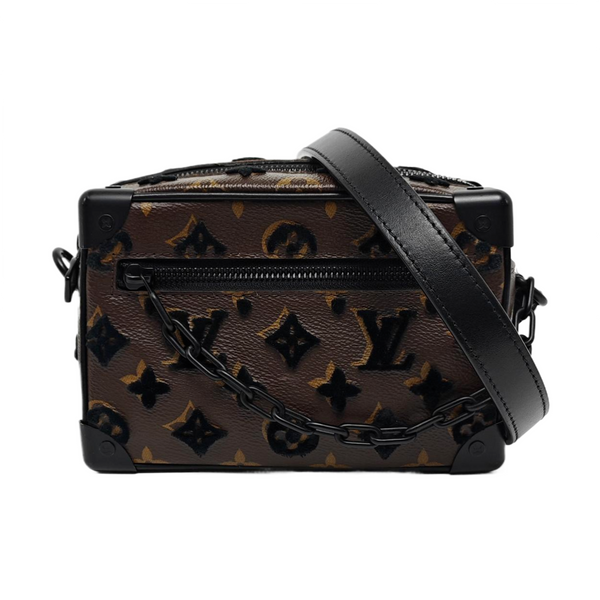 SOFT TRUNK Mini Monogram Coated Canvas Brown
