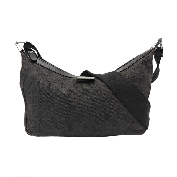 Monogram Canvas Shoulder Bag Gray