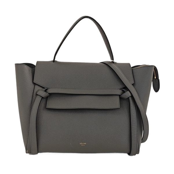 BELT Mini Calfskin Gray