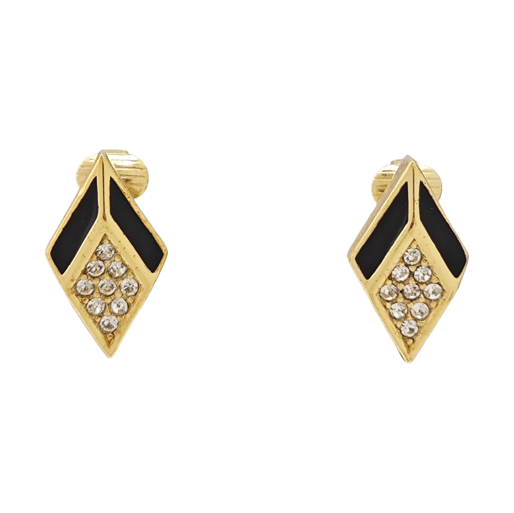 Metal Gold Clip On Earrings