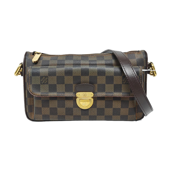 RAVELLO GM Damier Ebene Coated Canvas Brown