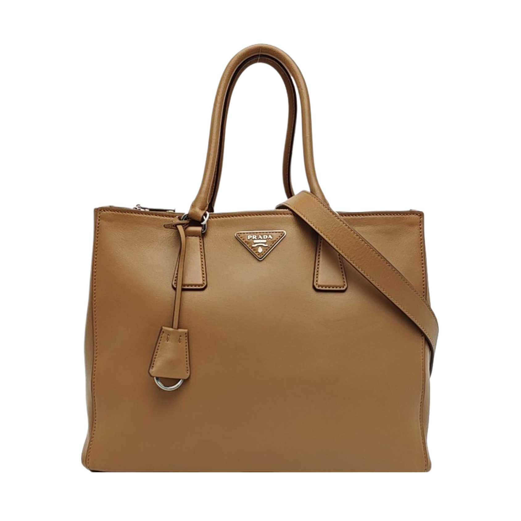 Galleria Large Calfskin Brown