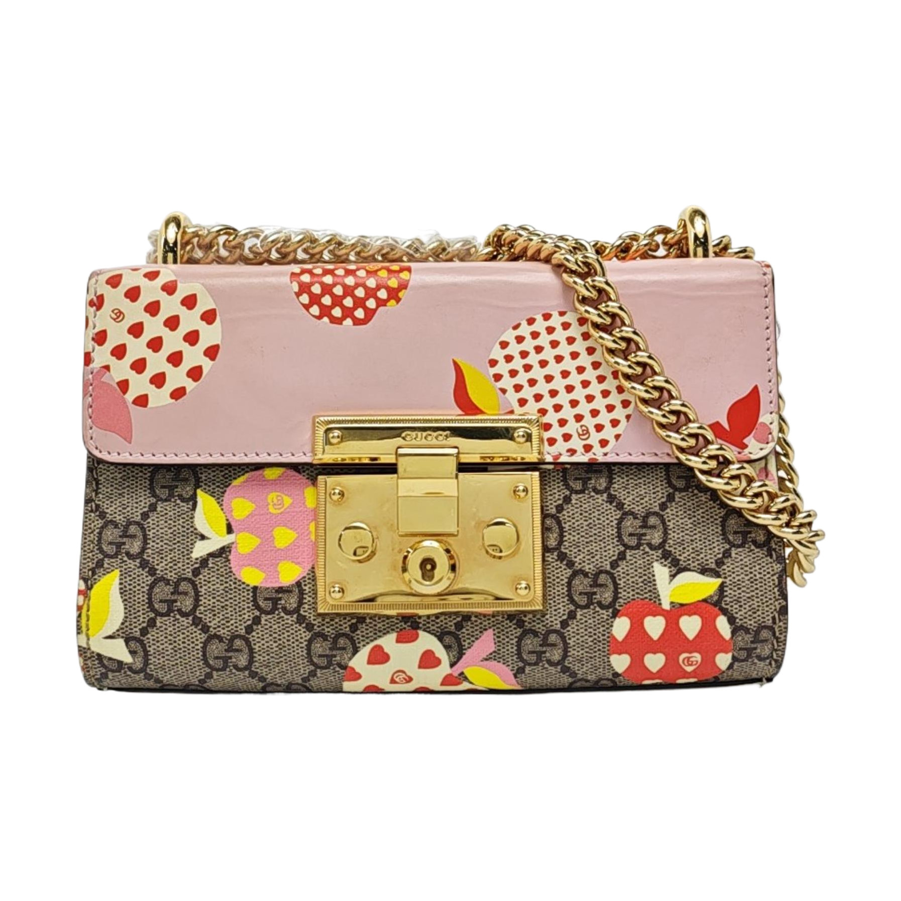 Authenticated pre-owned  Padlock Small Monogram Coated Canvas Multicolor - Shoulder Bag at Looply