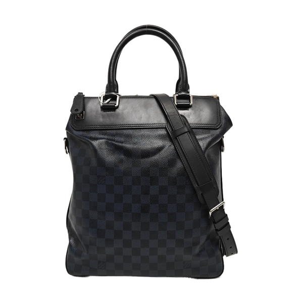GREENWICH Damier Coated Canvas Blue