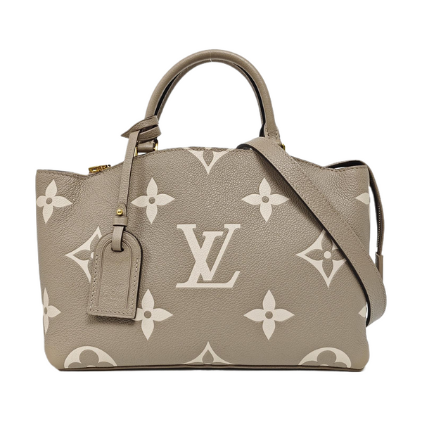 PALAIS PM Monogram Calfskin Gray