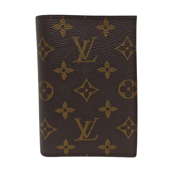 Monogram Coated Canvas Wallet Brown