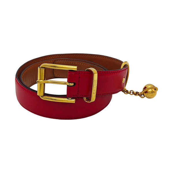Red Leather Belt