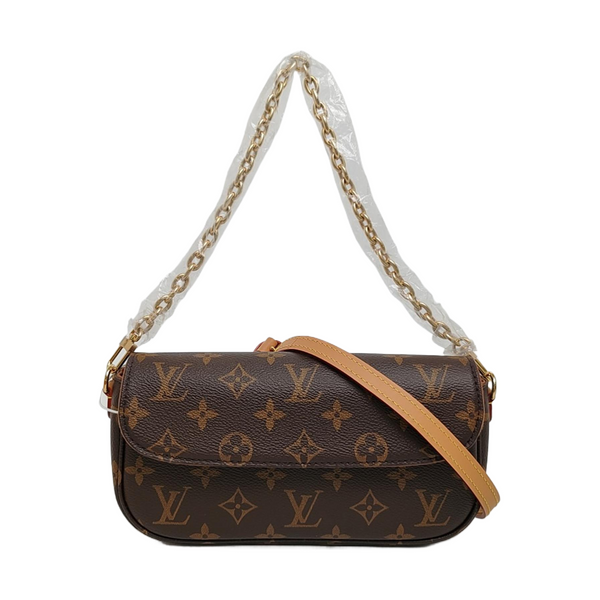 IVY Monogram Coated Canvas Brown