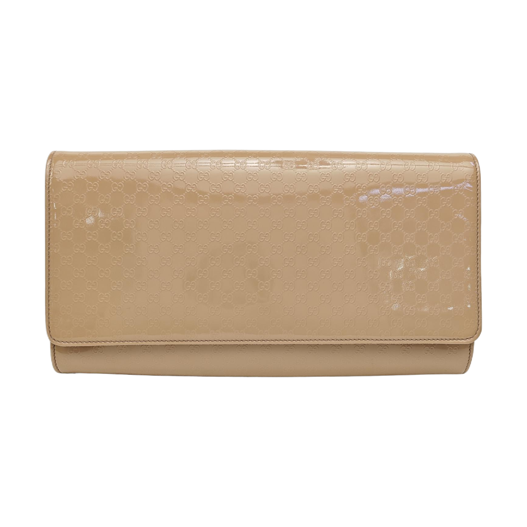 Monogram Calfskin Clutch Pink