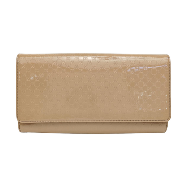 Monogram Calfskin Clutch Pink