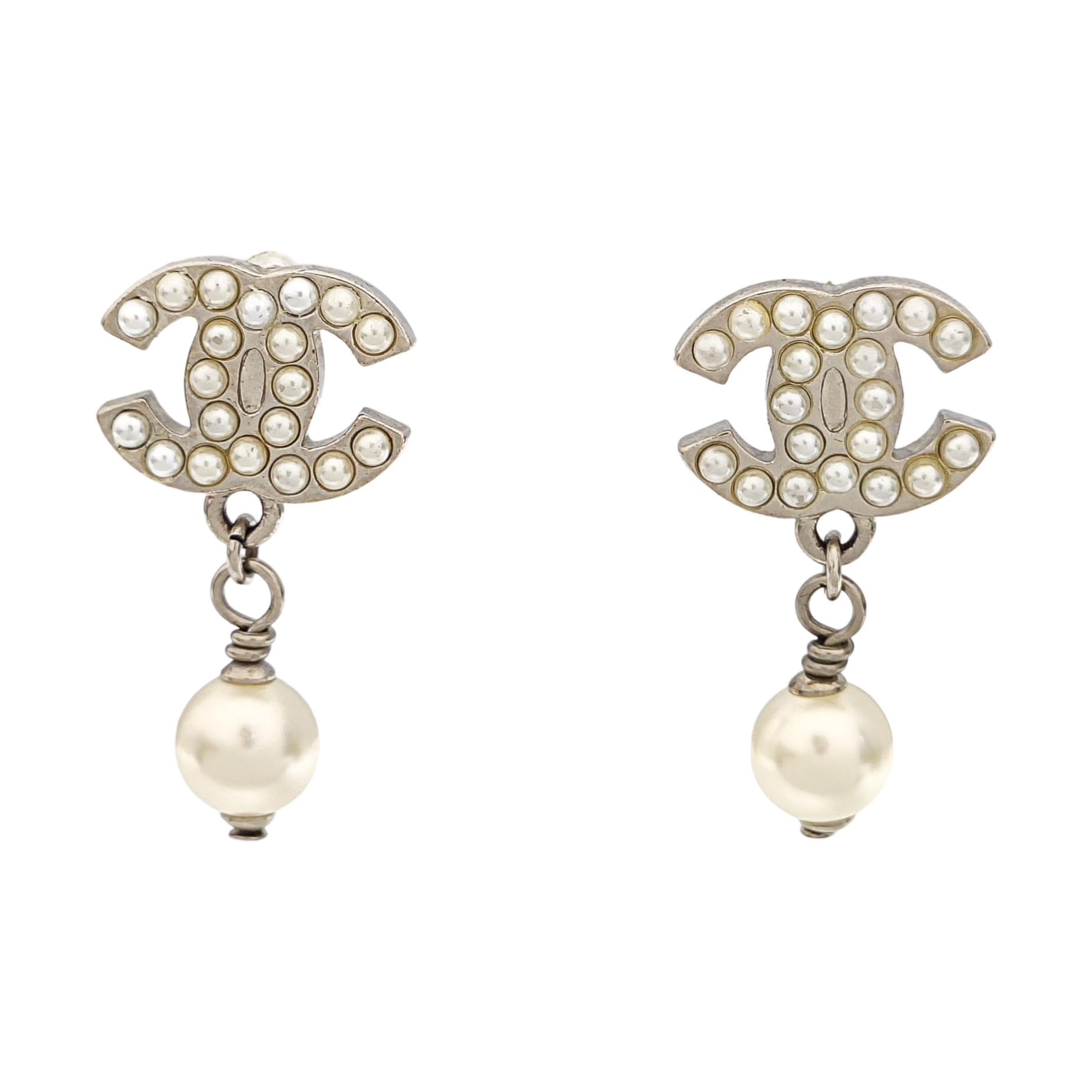 Metal Silver Earrings