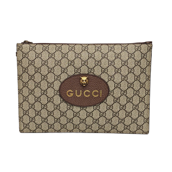 Neo Vintage Monogram Coated Canvas Beige