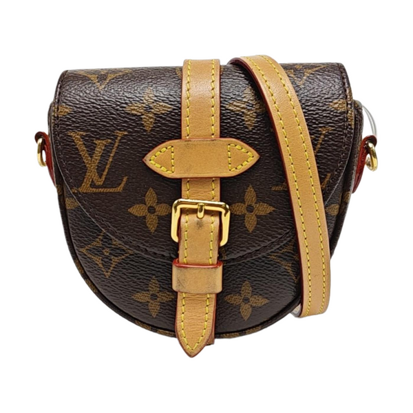 CHANTILLY Mini Monogram Coated Canvas Brown