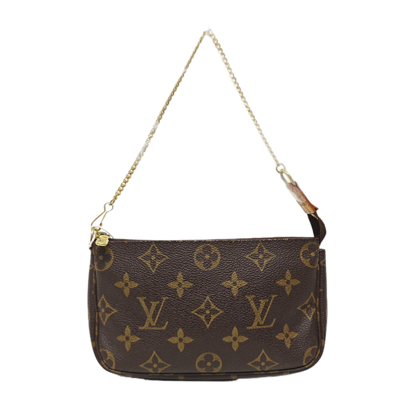 ACCESSOIRES MM Monogram Coated Canvas Brown