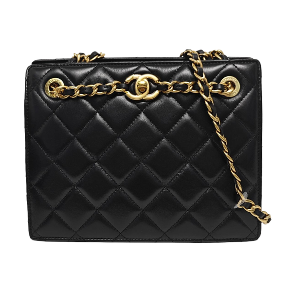 Quilted Lambskin Small Black