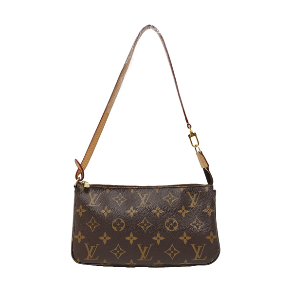 ACCESSOIRES GM Monogram Coated Canvas Brown