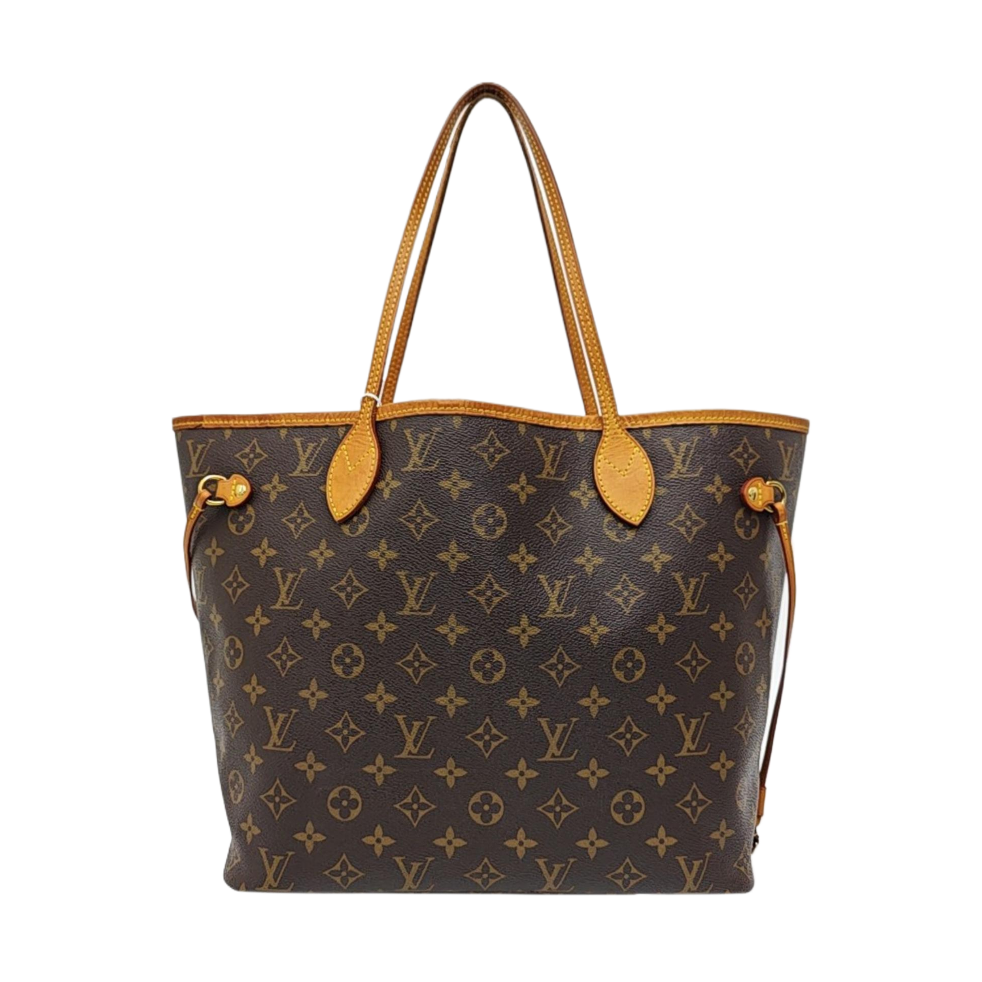 NEVERFULL MM Monogram Coated Canvas Brown