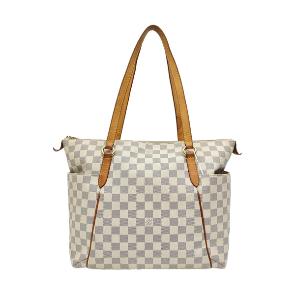 TOTALLY PM Damier Azur Coated Canvas Beige