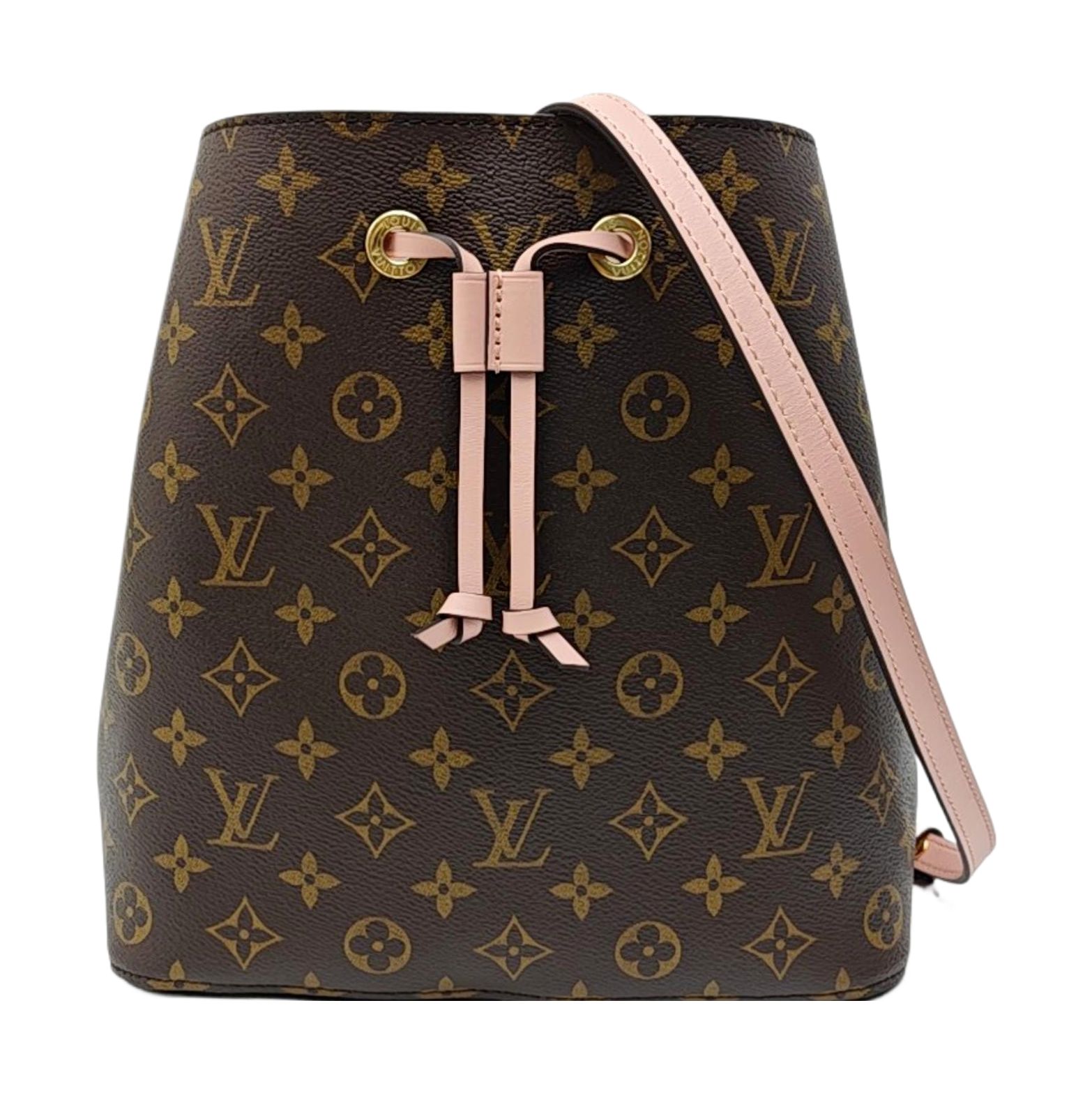 NÉONOÉ MM Monogram Coated Canvas Brown