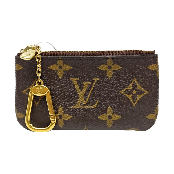 Monogram Coated Canvas Key Pouch Brown