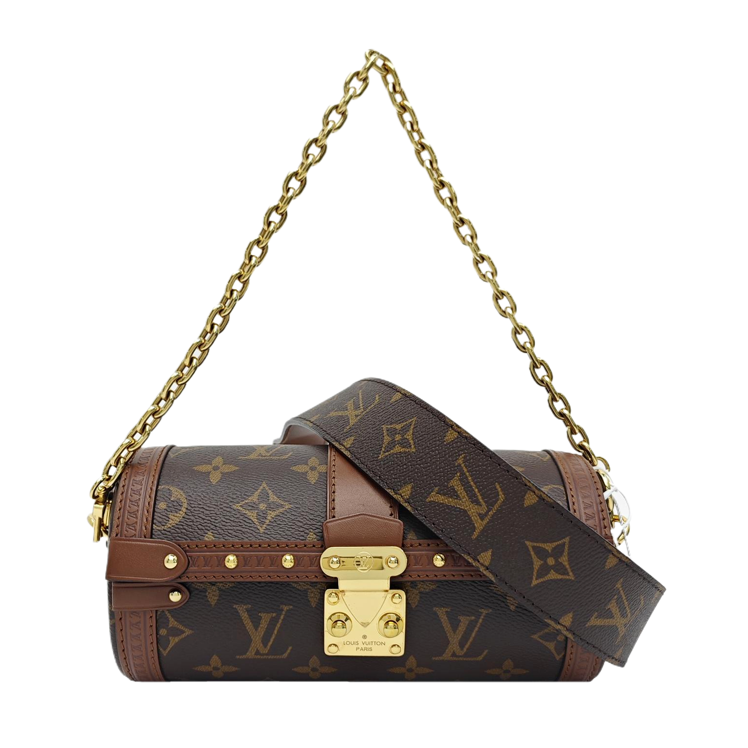 PAPILLON 19 Monogram Coated Canvas Brown