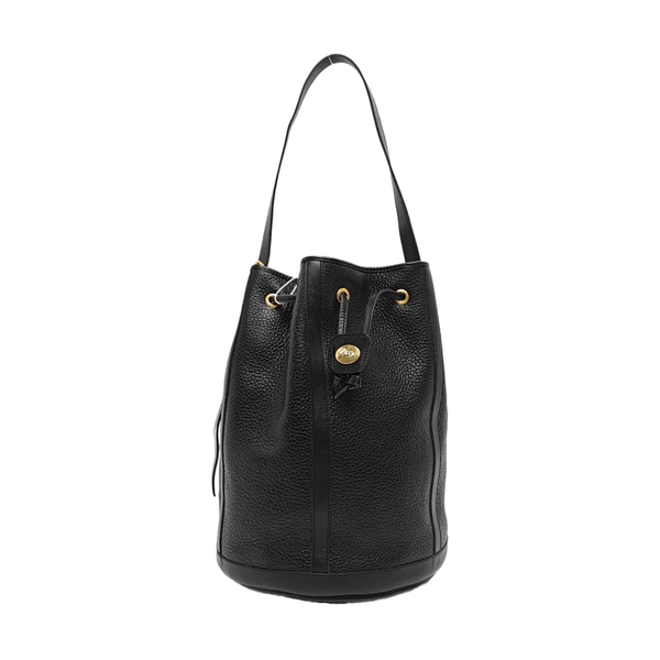 Calfskin Bucket Bag Black
