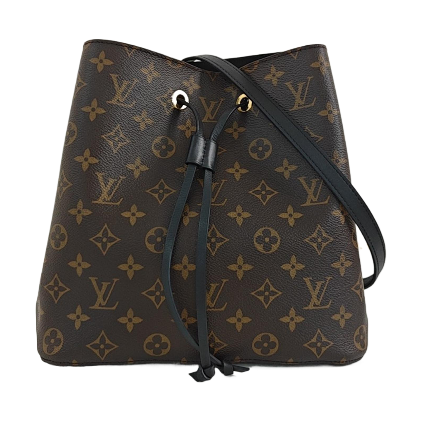 NÉONOÉ MM Monogram Coated Canvas Brown