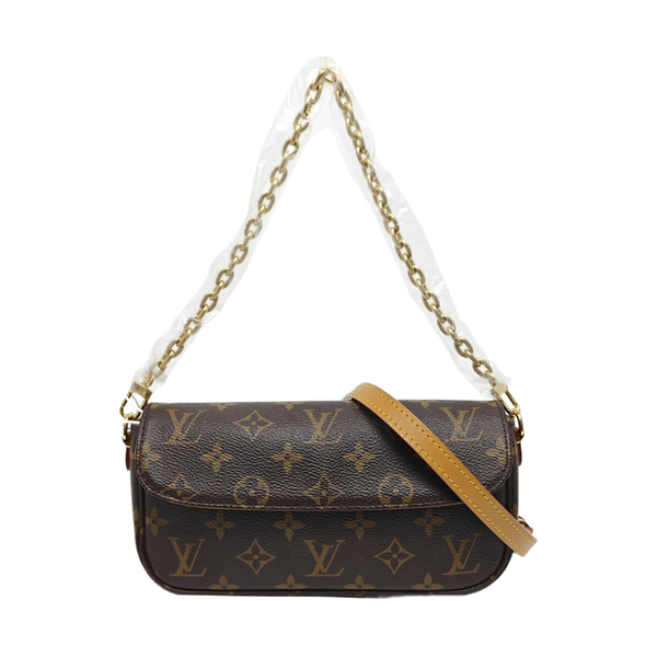 IVY Monogram Coated Canvas Brown
