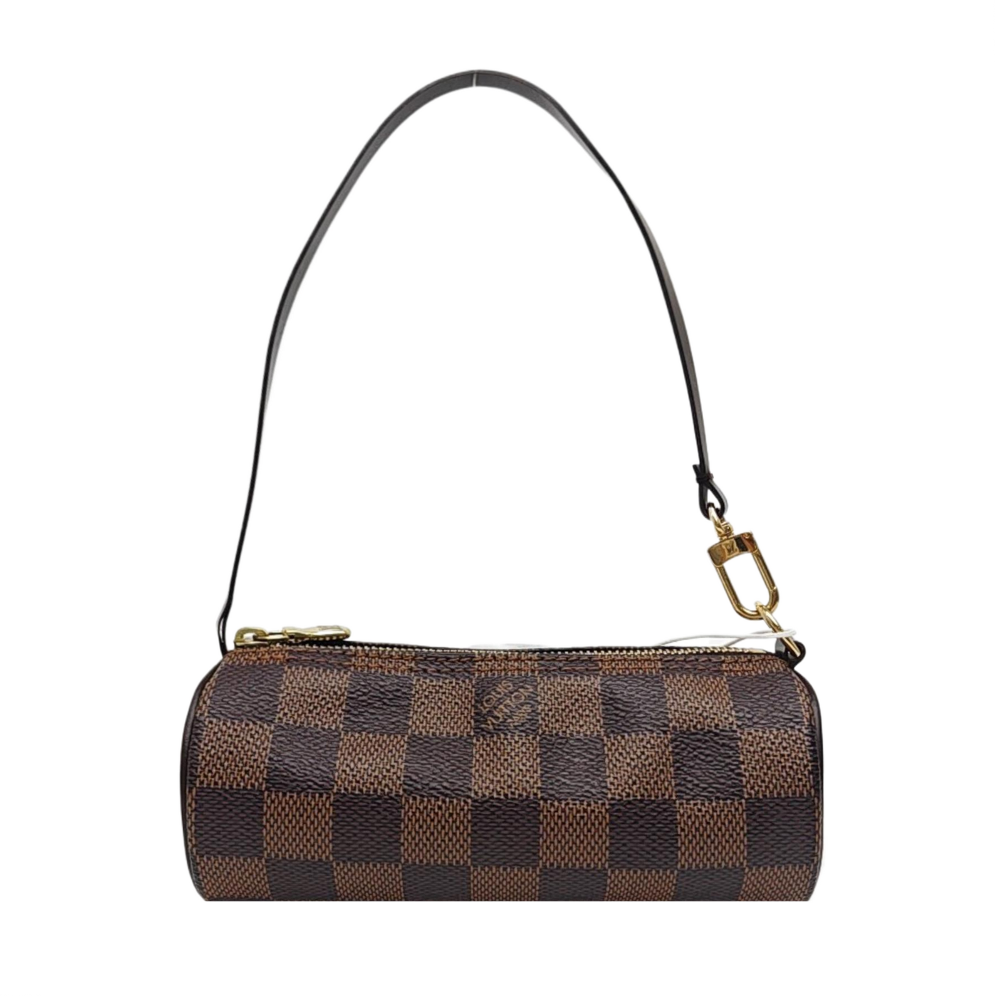 PAPILLON Mini Damier Ebene Coated Canvas Brown