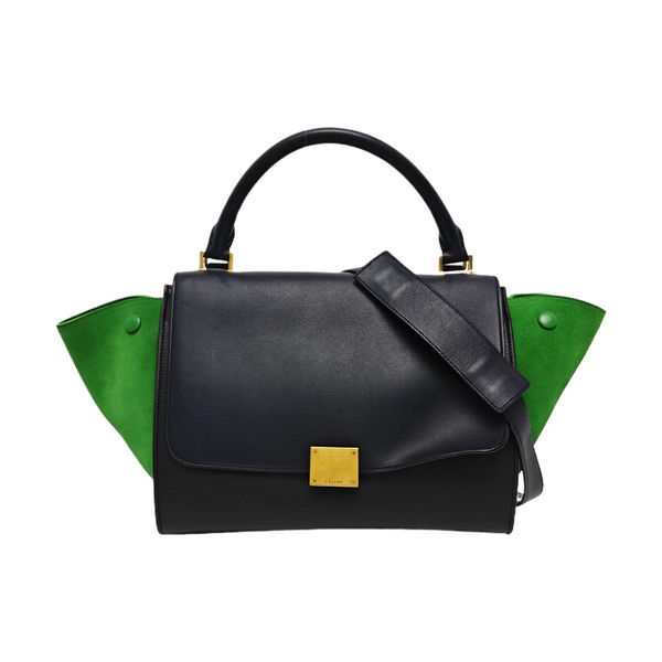 TRAPEZE Small Calfskin Black