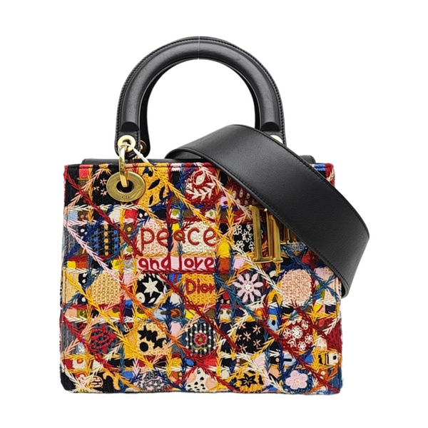 Cannage Fabric Tote Bag Multicolor