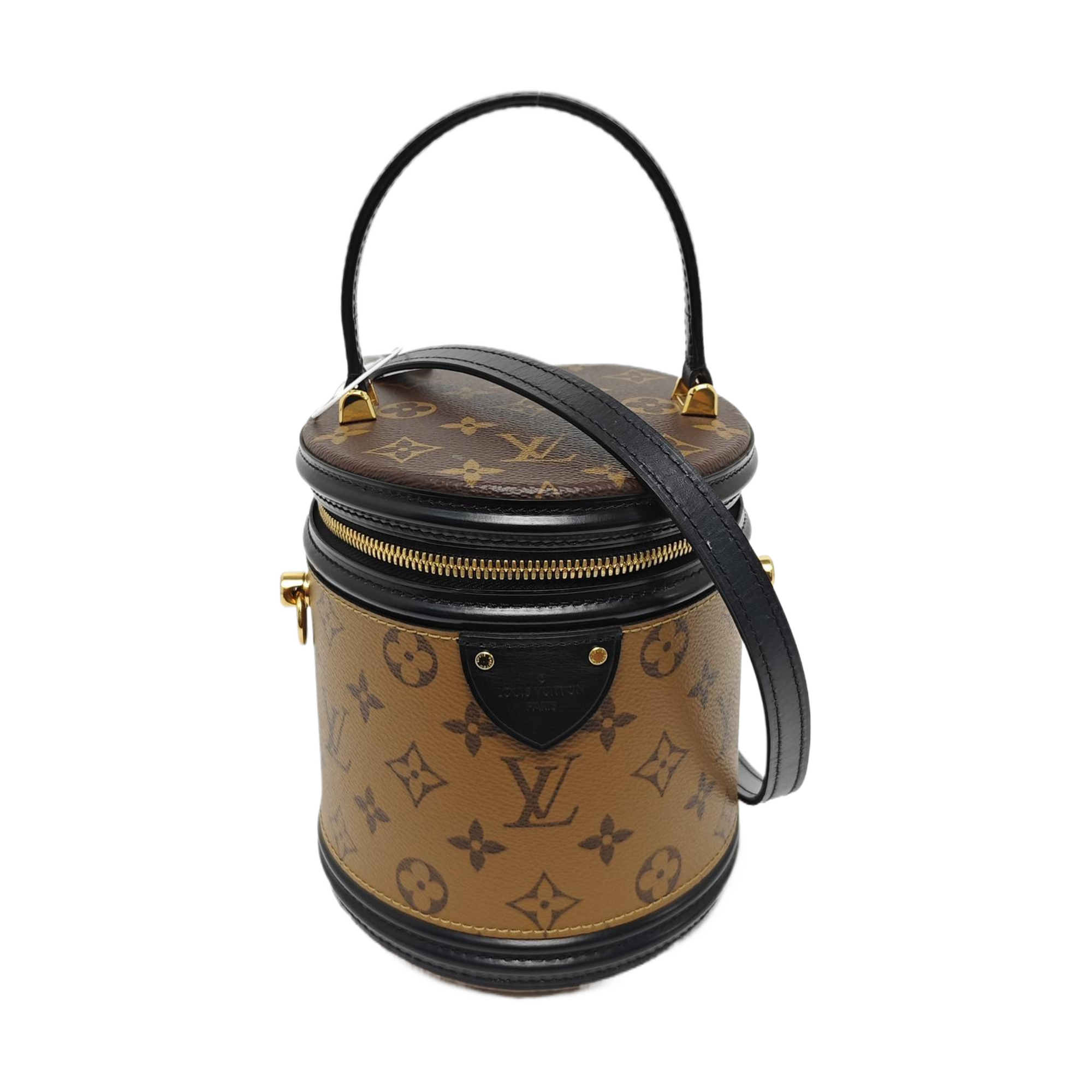 CANNES PM Monogram Coated Canvas Brown