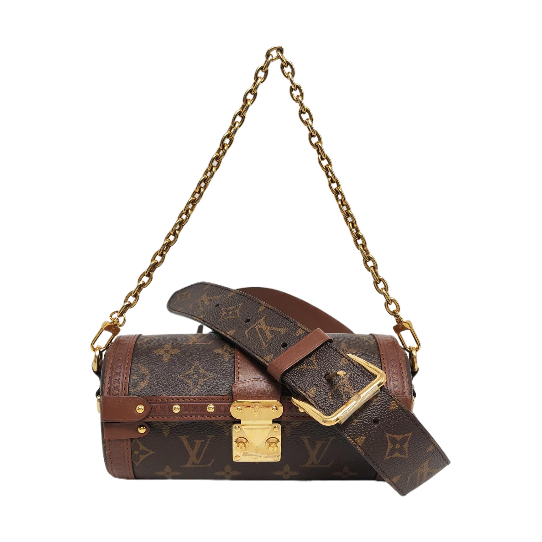PAPILLON 19 Monogram Coated Canvas Brown
