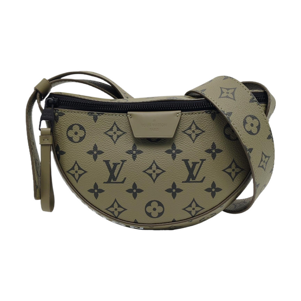 Monogram Coated Canvas Green