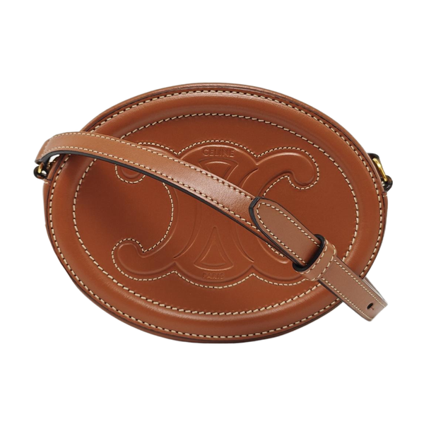 TRIOMPHE Small Calfskin Brown