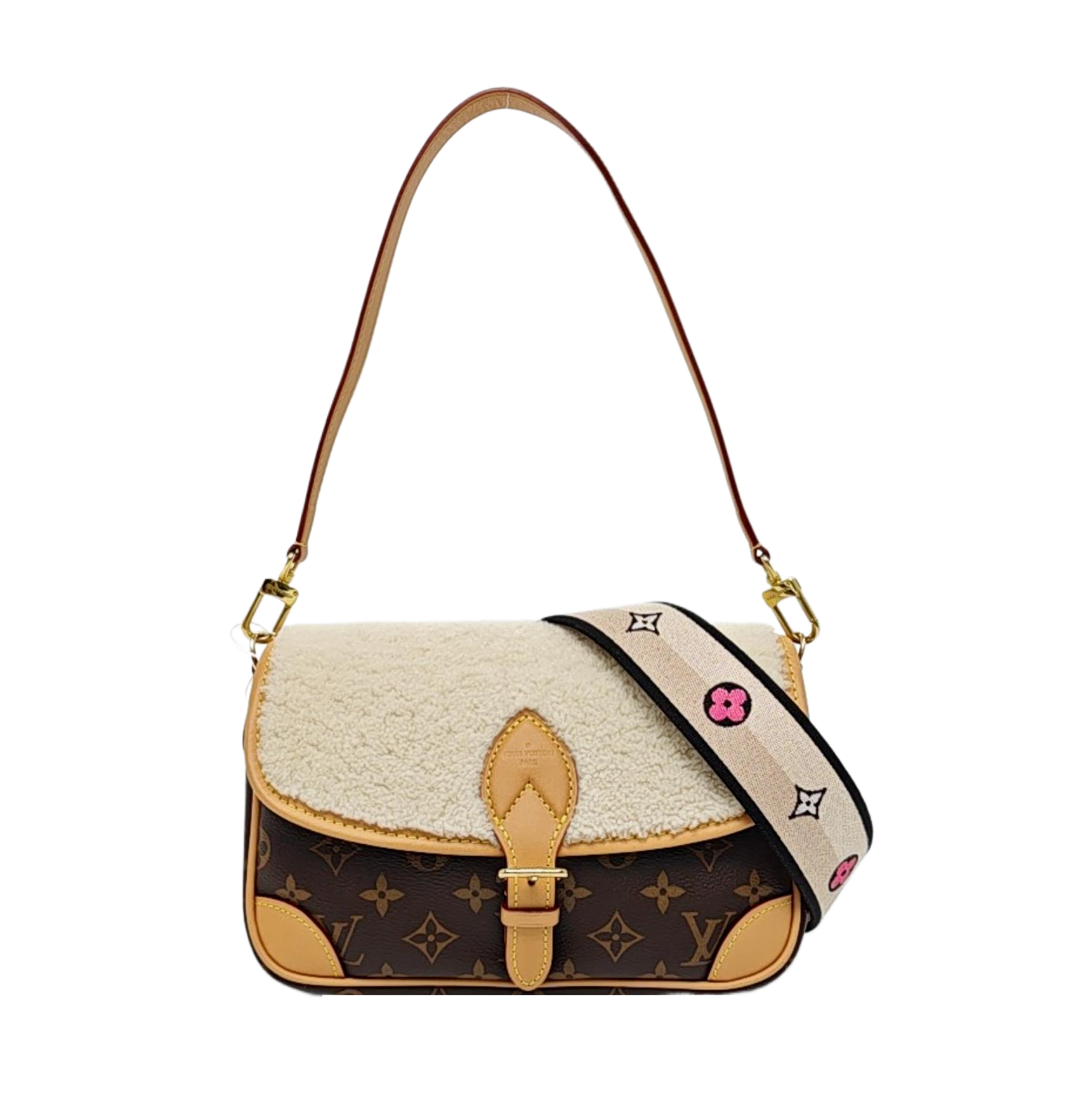 DIANE Monogram Coated Canvas Multicolor