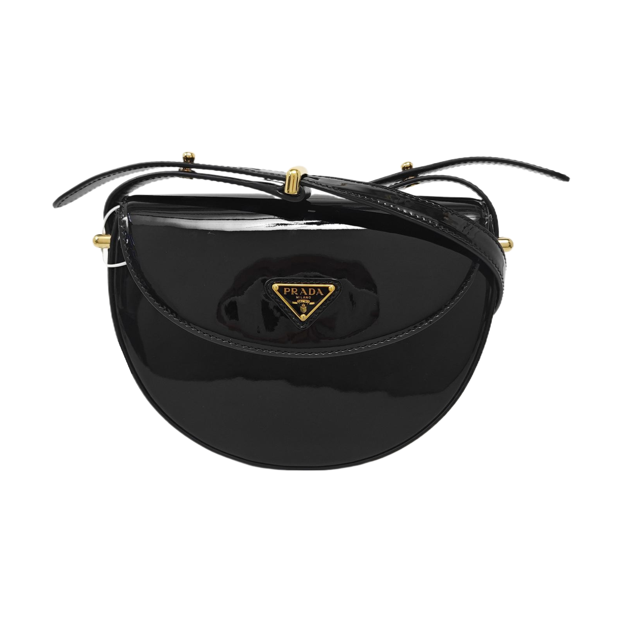 Arqué Mini Patent Leather Black