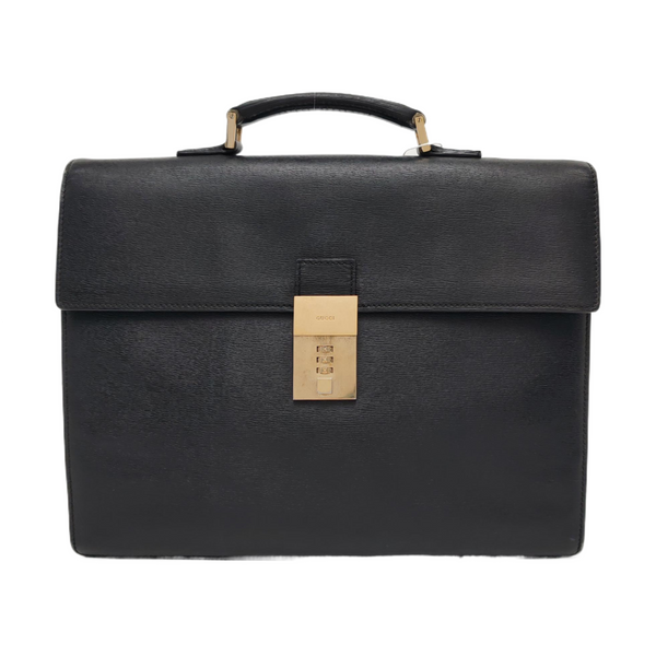 Calfskin Top Handle Bag Black