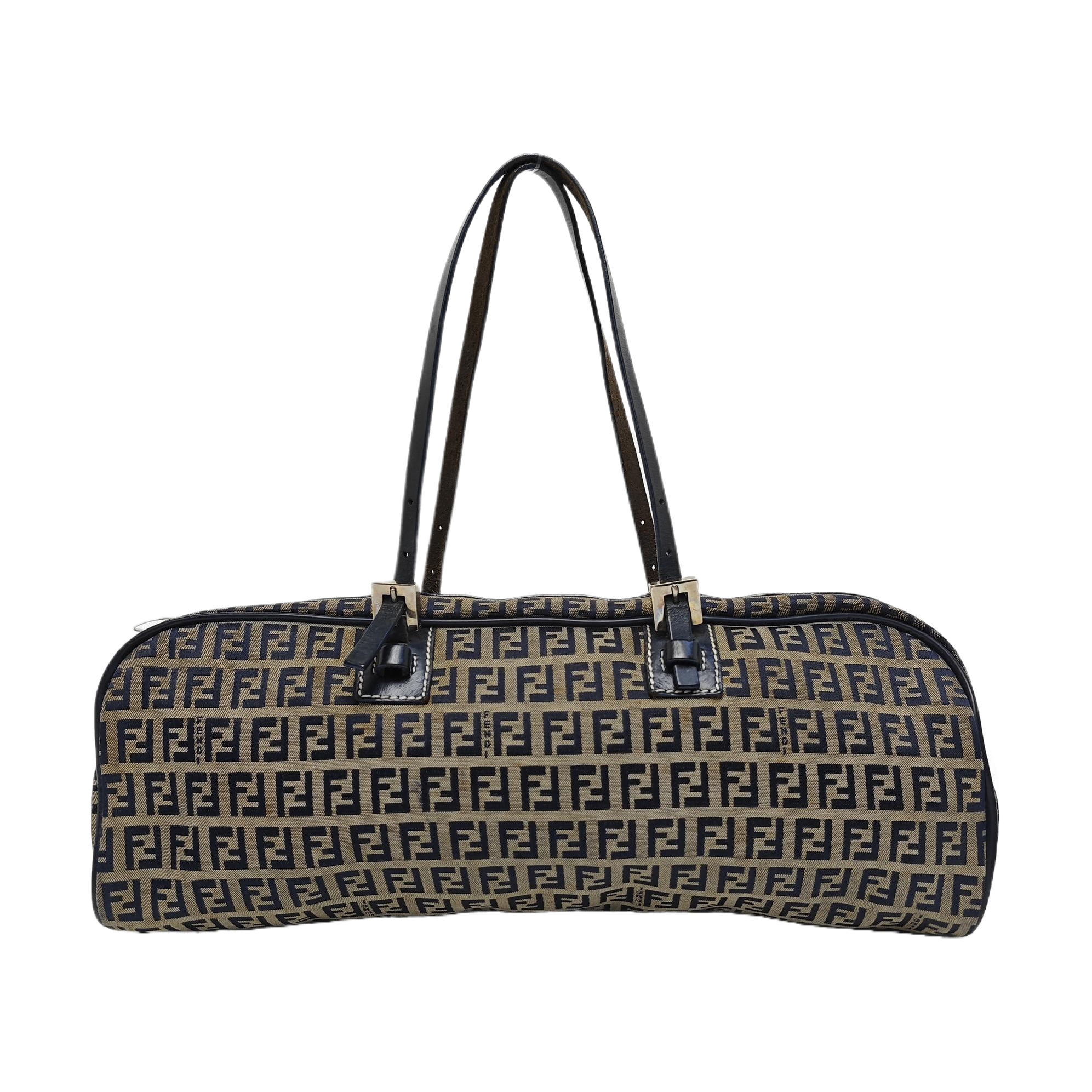 Canvas Top Handle Bag Blue