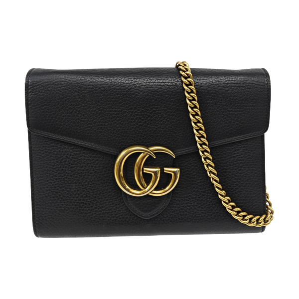 GG Marmont Mini Calfskin Black