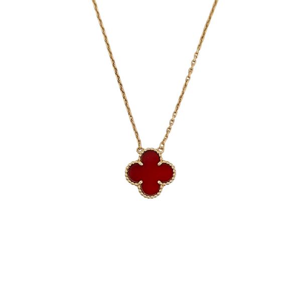 Vintage Alhambra 18k Gold Necklace