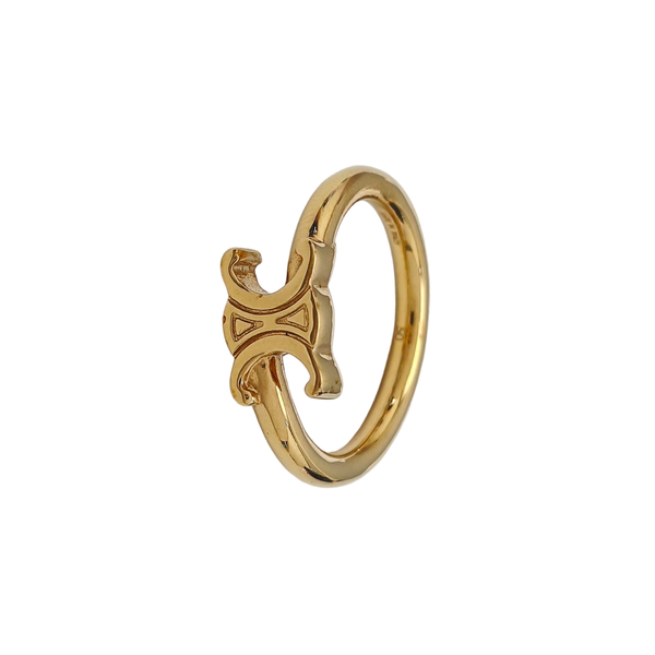 Metal Gold Ring HK 11