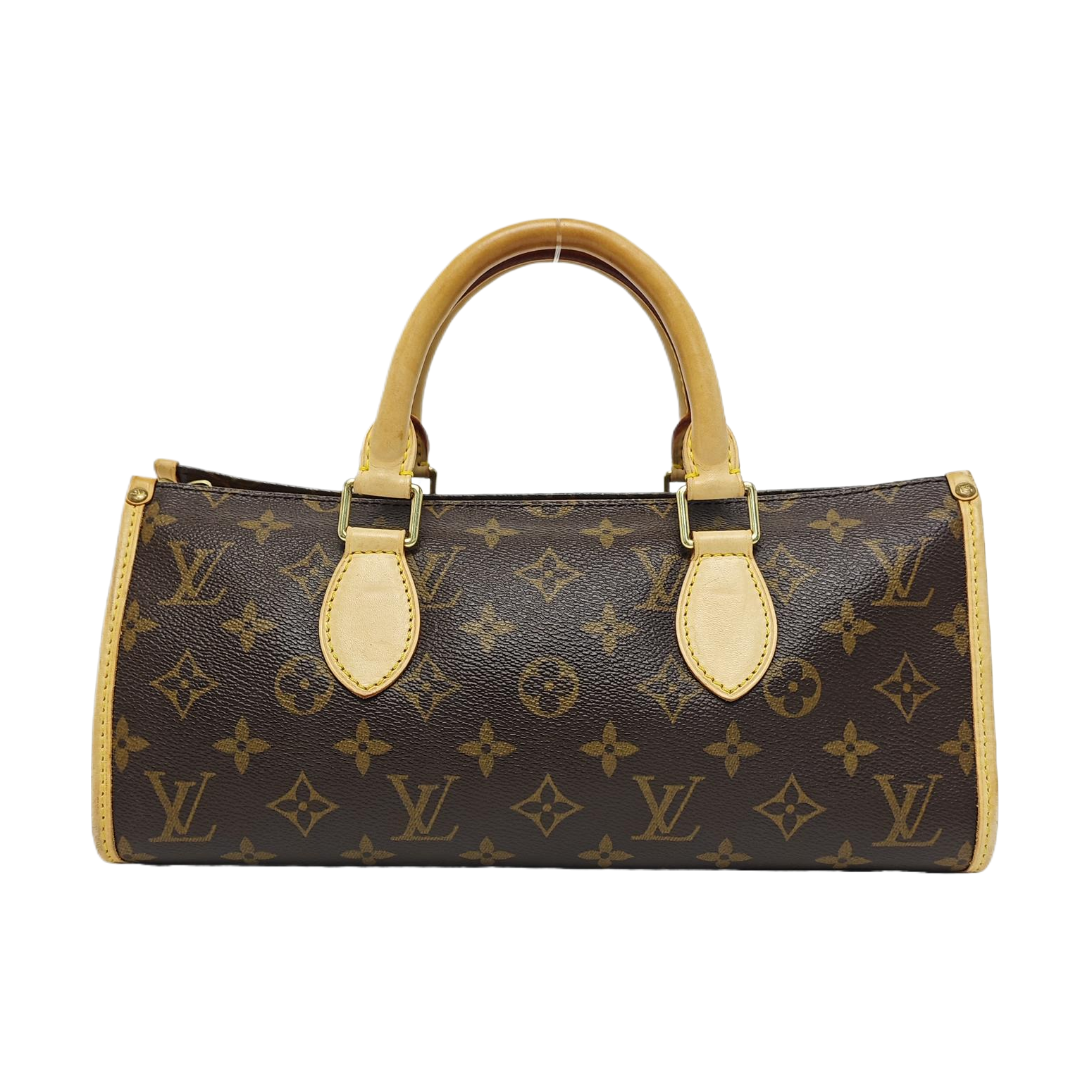 POPINCOURT Monogram Coated Canvas Brown