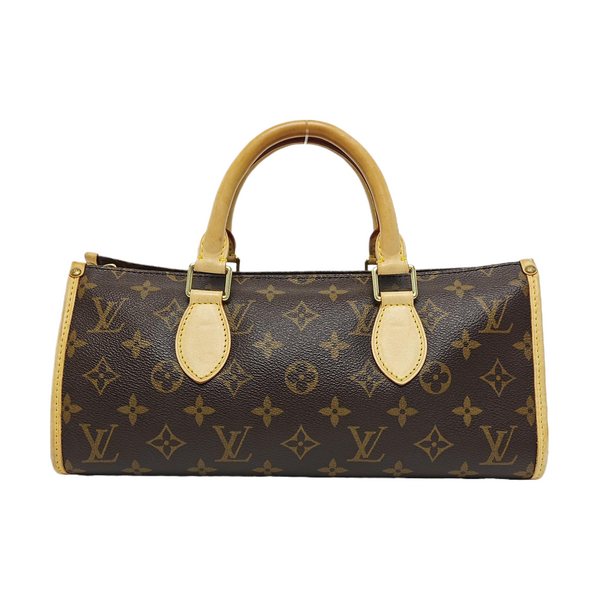 POPINCOURT Monogram Coated Canvas Brown