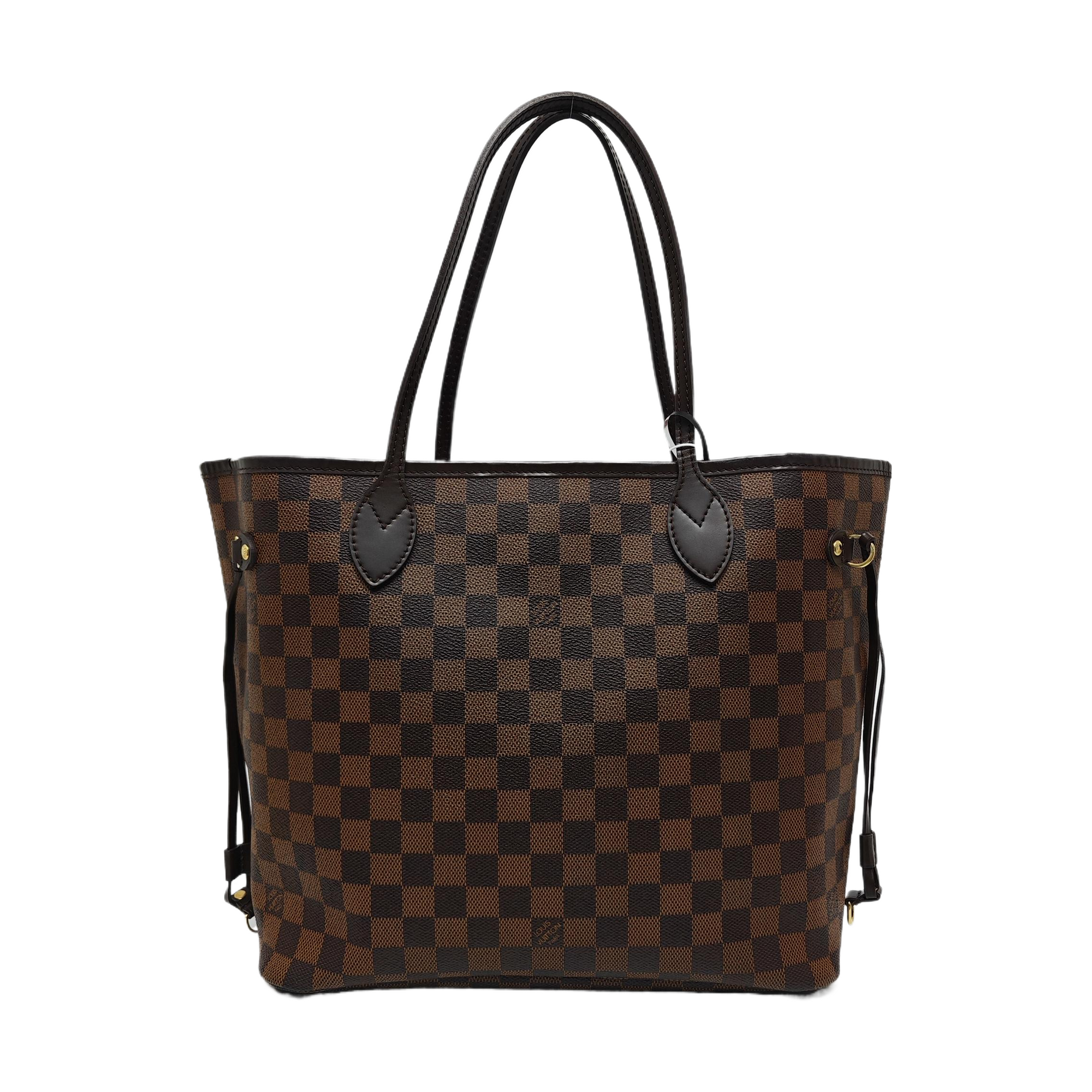 NEVERFULL MM Damier Ebene Coated Canvas Brown