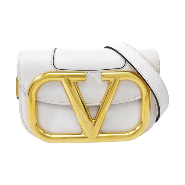 Supervee Small Calfskin White