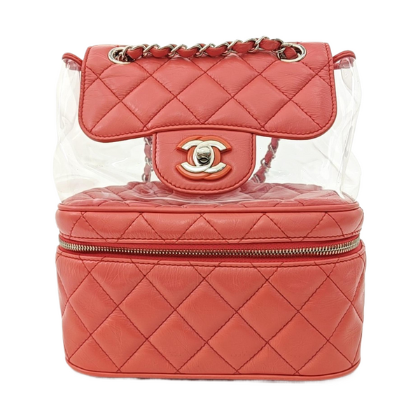 AQUARIUM Quilted Calfskin Red