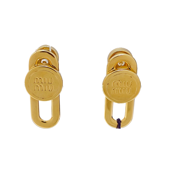 Metal Gold Stud Earrings