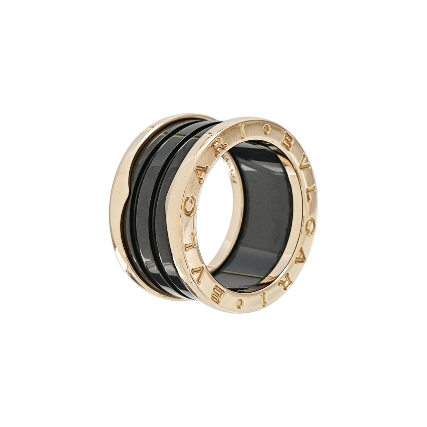 B.ZERO1 18k Rose Gold Ring EU 52